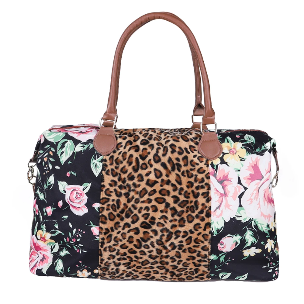 Free Shipping Floral Leopard Lady Large 