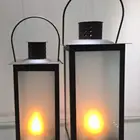 Lantern Wonderful Design Gift For Friends Metal Lantern For Decoration Colorful Led Light
