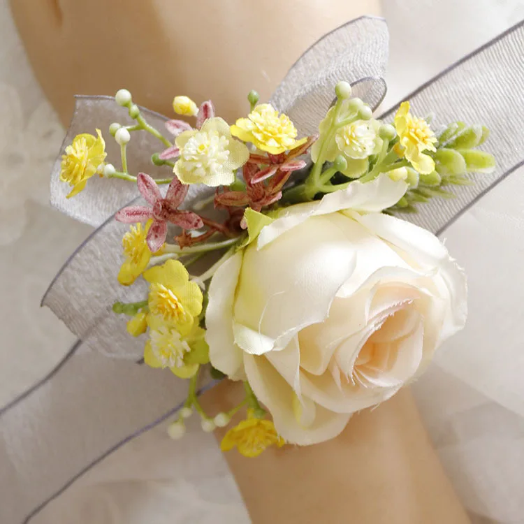 Custom Corsage Flower Lapel Pin Fashion Womens Brooch Flower Pin