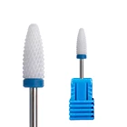 New Products 3/32" Fire Flame Burr Grinding Ceramic Carbide Bits For Nails