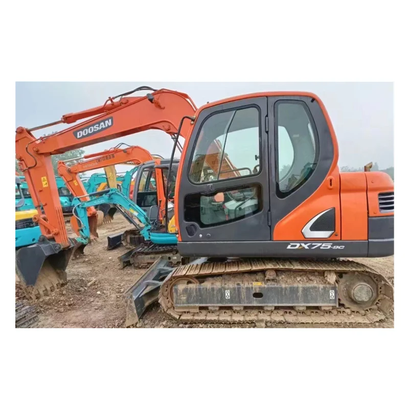 Used Second Hand 8ton Doosan Dx75 9c Price Small Hydraulic Crawler