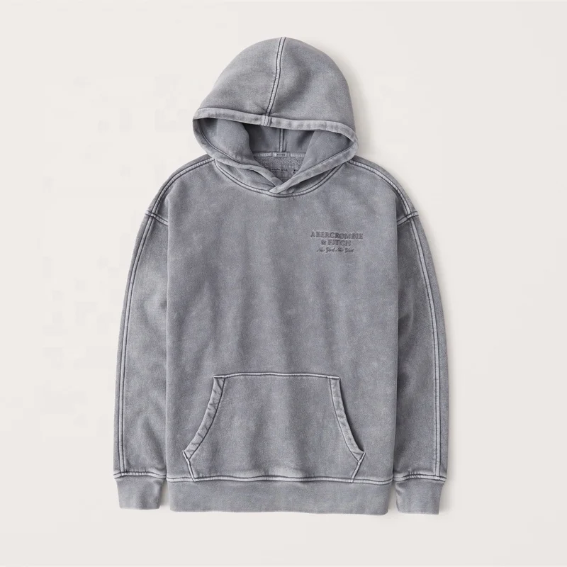 mens grey hoodie no strings