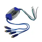 4 Channel Ground Loop Isolator Audio Remove Noise Filter 4 RCA