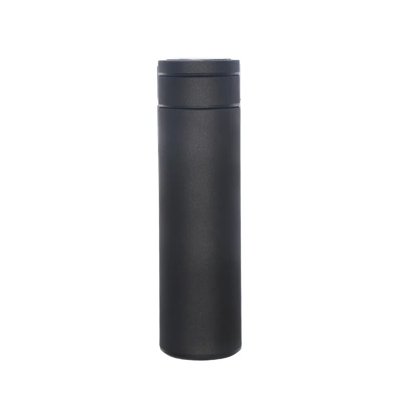 Eco-Friendly Smart Digital Display Water Bottle Modern Design Stainless Steel Vacuum Flask 500ml Capacity