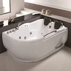 Bath Bathtub Drop New Luxury ABS 2 Person Whirlpool Massage Jetted Spa Fiberglass Hot Bath Tubs Bathtubs For Dubai