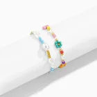 Pearl Bracelet Pearl Wholesale Cheap Jewelry Double-layer Simple Rice Bead Pearl Beaded Set Bracelet