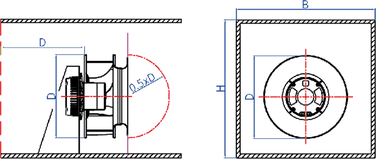 Fan, 133mm, Centrifugal - detail 80