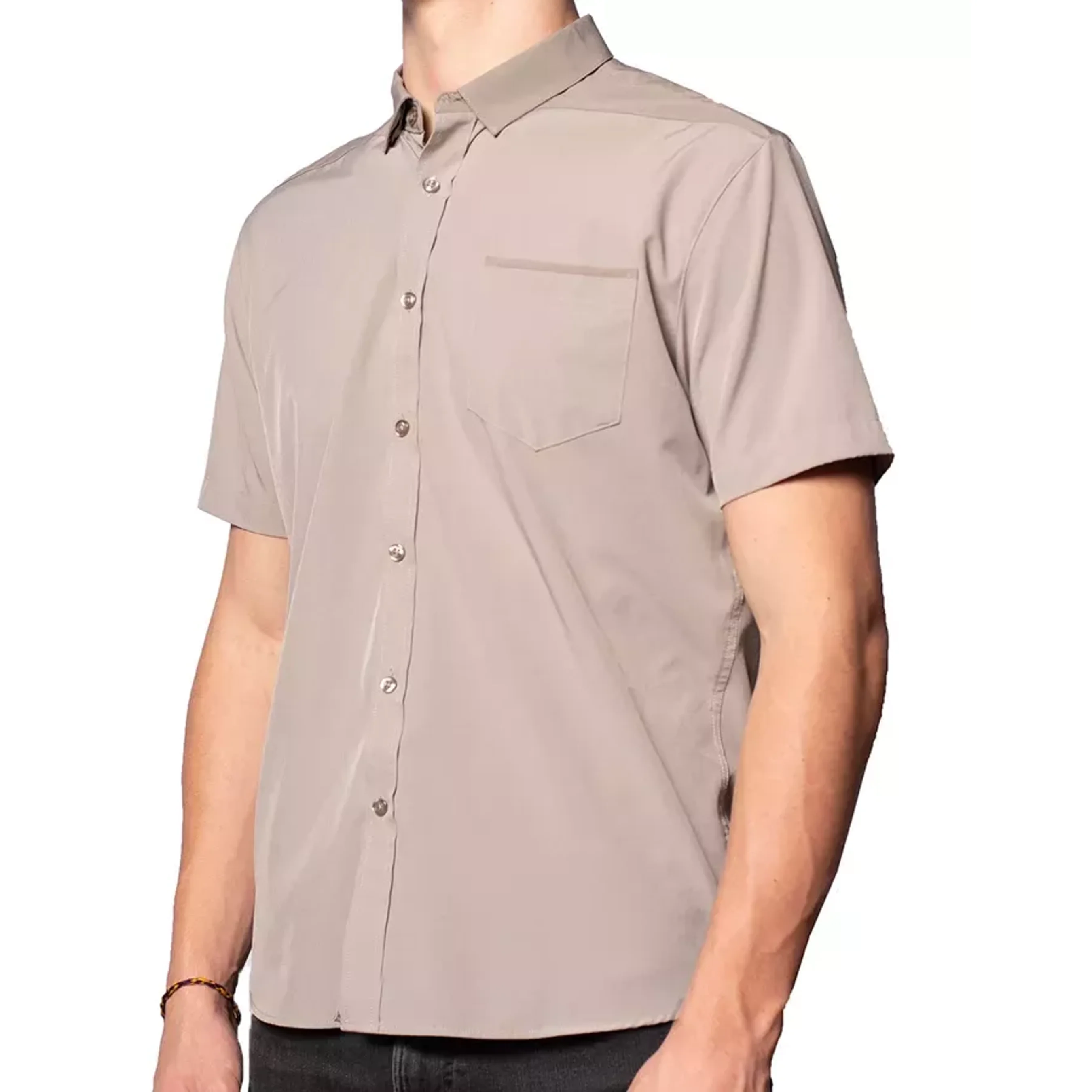 TD Men's Casual Button-Up Shirt Short Sleeve 'Point' Design 100% Cotton Single Breasted Closure Sizes up to 6XL for Summer Hcc955c37466d4a60ab319a1f2b5413e4k