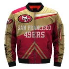 Football Sports Cotton Fashionable New Style Man Wearing 3D Printed Jacket Flight Suit Coat