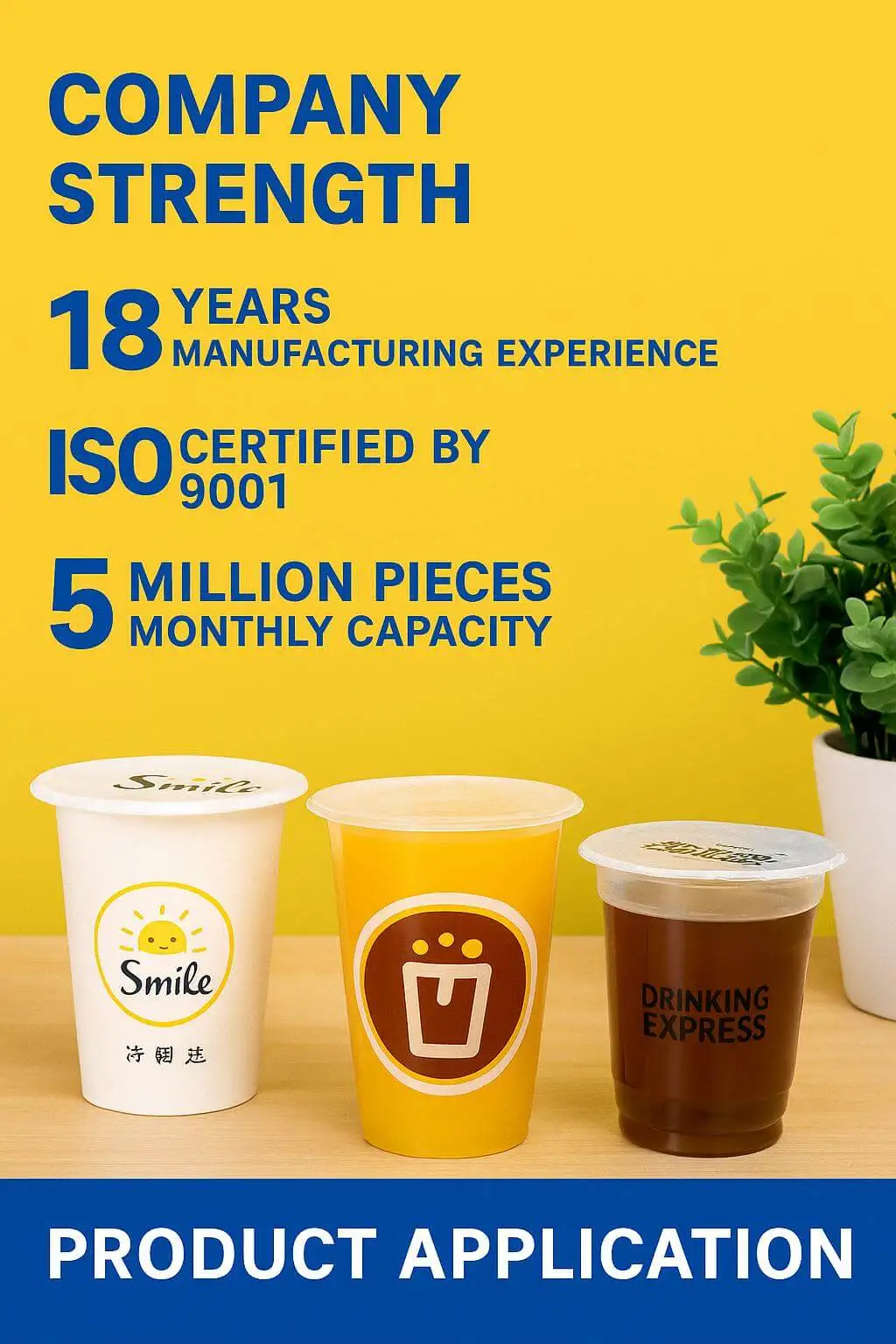 Food Grade Disposable Bubble Tea Cup Sealing Film Roll Transparent Moisture Proof Laminated Material Soft Stretch for Coffee - detail 5