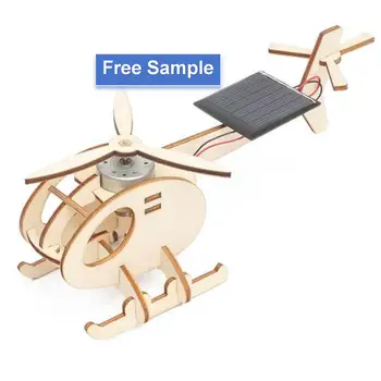 MI Educational Helicopter Assembling Toy Science And Engineering Toys Wooden 3D Puzzle DIY Science Projects Kit STEM Toys
