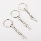 Key Chain Keychain Ring High Quality Custom Simple Gift Stainless Steel Keychain Key Ring Key Chain And Key Holder