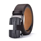 Belt Belt Men Fabric Belt Acceptable Automatic Buckle Men's Leather Belt For Men