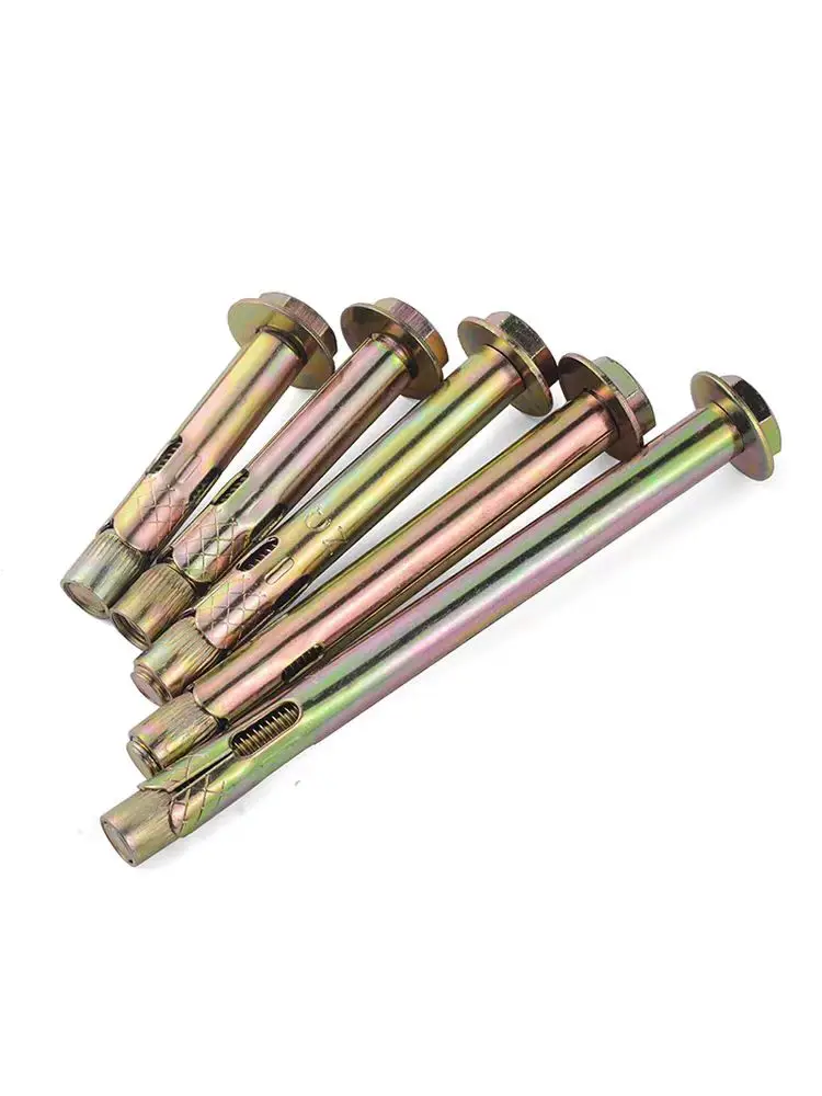 Manufacturer Yellow Metric 4.8 Zinc Plated Fasteners Sleeve Anchor Bolts Metric Anchors High Visibility Fasteners for Easy supplier