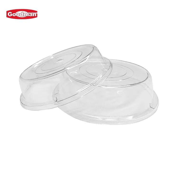 Restaurant supplies transparent dinner service plate cover plastic food cover