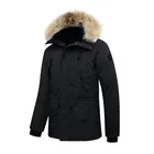 Overcoat Men Waterproof Microfiber Fill Jacket New Fashion Trend Warm Thick Padded Overcoat