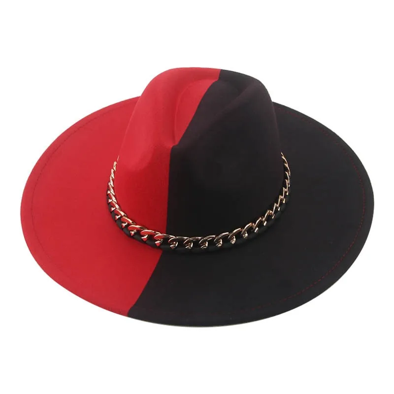 wide brim jazz fedora hat