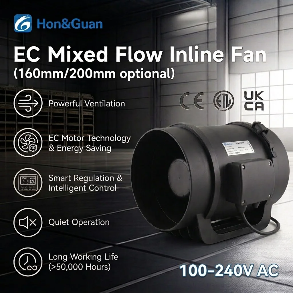 Inline Duct Fan, 6", 470CFM - detail 18