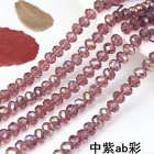 Beads High Quality Crystal Beads Faceted Glass Rondelle Loose Beads For Jewelry Making Glass Beads Crystal