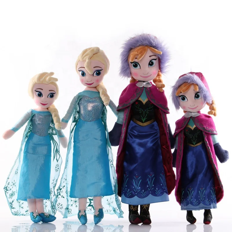 anna and elsa dolls plush