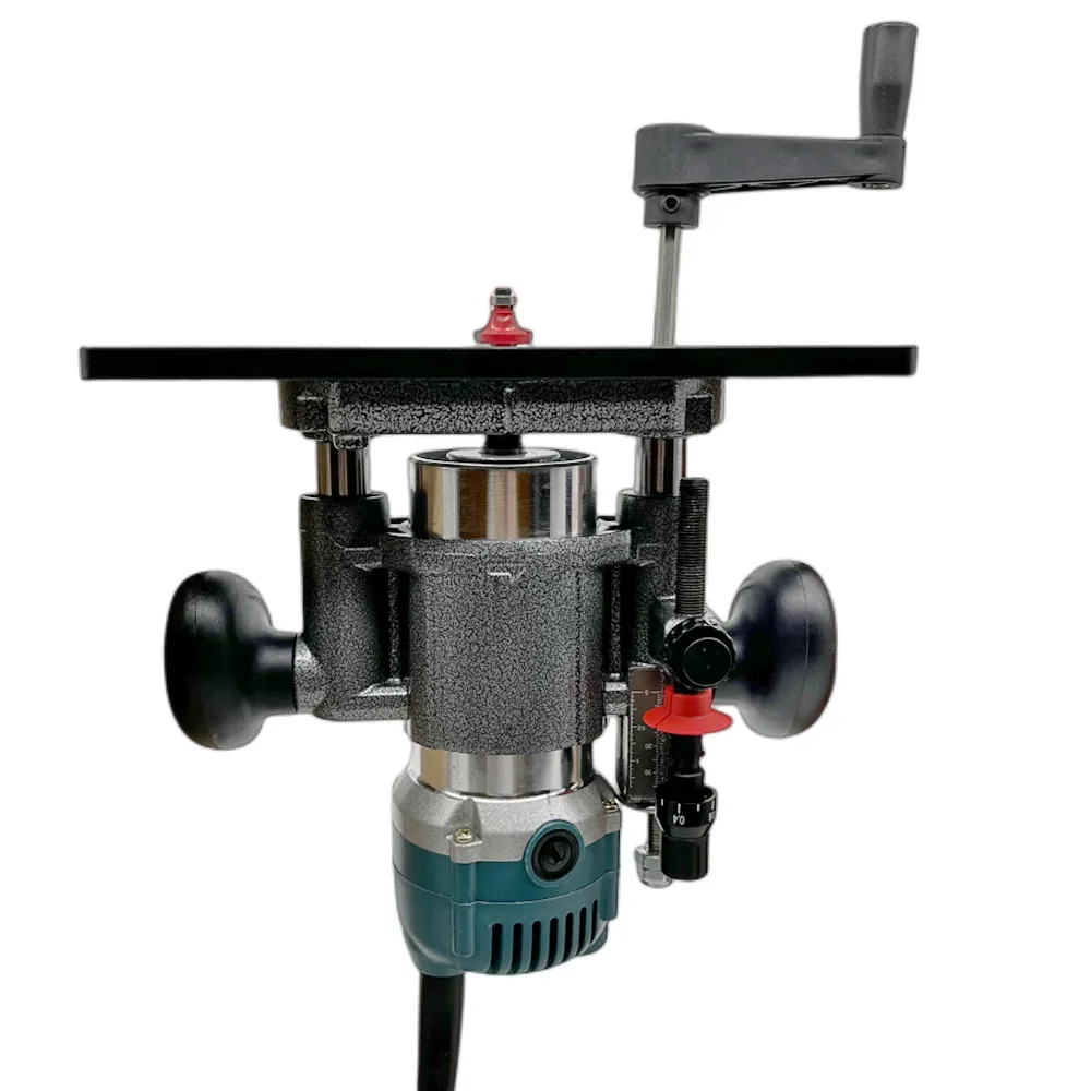 Precision Router Lift For 65mm Diameter Motors,Router Lift Table Base And Aluminum Router Table