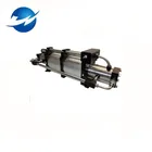 Air Nitrogen 2GBT Double Stage Double Head Air Driven Nitrogen Gas Booster For Pressure Leakge Testing
