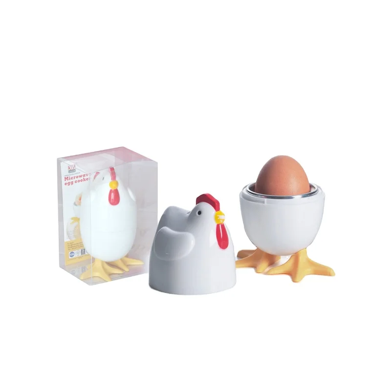 Uchome Microwave Egg Cooker 1pc Eggs Plastic Chicken Boiler Steamer