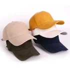 Logo Custom Logo Custom Logo 6 Panel 100% Cotton Adjustable Corduroy Baseball Caps Hat With Logo