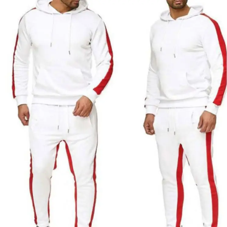 New Sports Leisure Street Trend Fitness Sportswear Long Sleeve Blank Hoodie Hoodie Suit