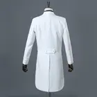 Elegant Tuxedo Dinner Wedding Suit White Wedding Suits With Black Silk Collar White Tuxedo For Men