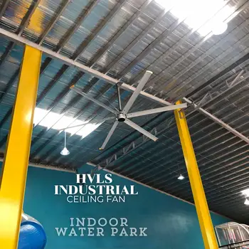 6/7/8/9/10/11ft AIPU AC Motor Metal Electric Ventilation Ceiling Fan with Colorful Decor Outdoor & Hotel Use