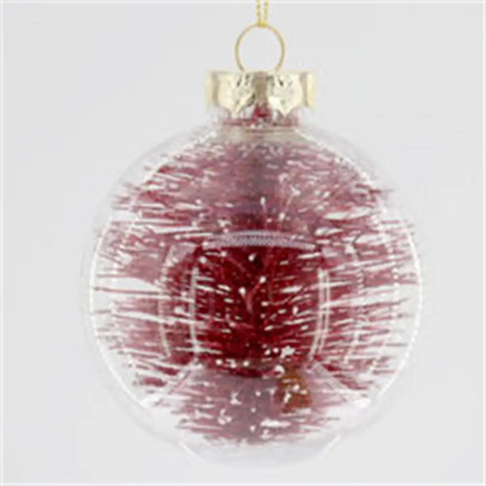 Christmas Balls, 6pcs 6cm Tree Ornaments Shatterproof Xmas Baubles Ball