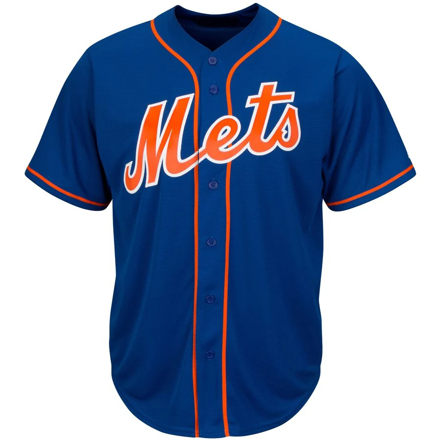 black mets jersey custom