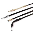 Bicycle Parts Brake Cable PVC Coated Stainless Steel Wire Rope Bicycle Brake Cable With Varicoloured Hardware Parts