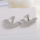 Shape Earring Earring Set Young Students Girls Diamond Special Wing Shape Silver Luxury Earring Sets For Women Stud
