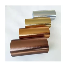 2024 Thick Metallic pvc decorative film Metalized High Gloss PVC Film for MDF Membrane Press