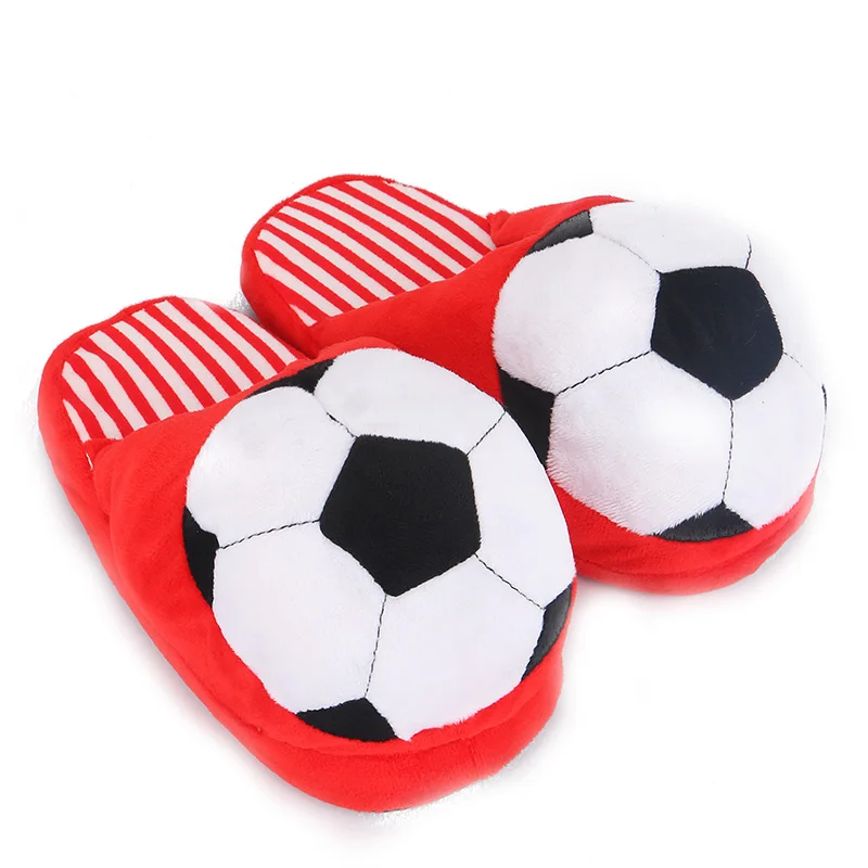 football shaped slippers