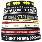 Strap Wholesale Custom Colored Nylon Polyester Plain Twill Woven Strap Belt Printed Webbing