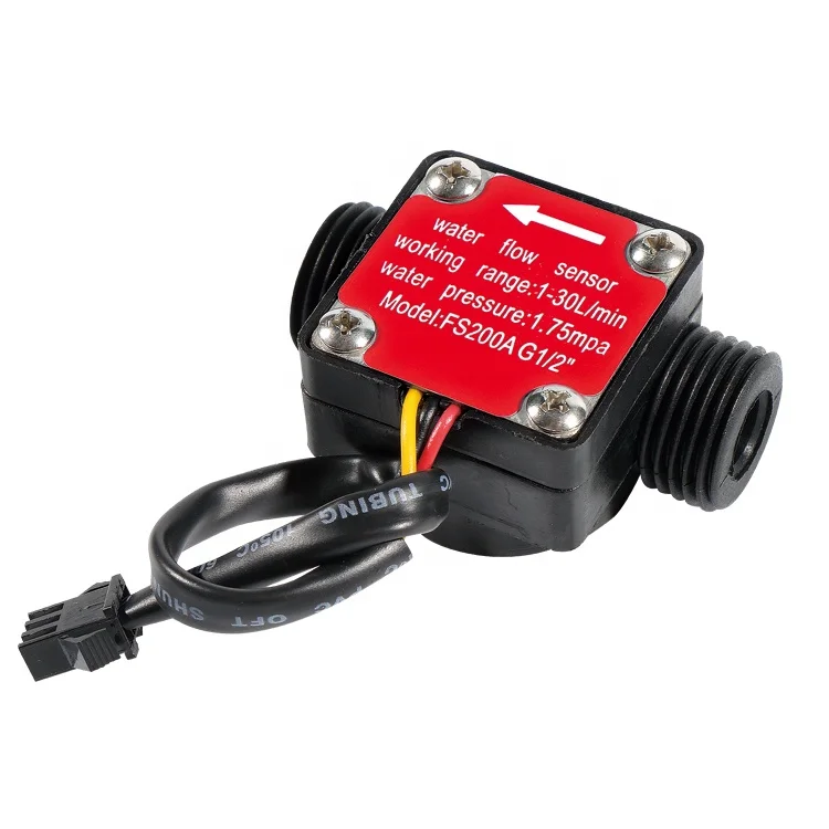 G1/4" Water Flow Hall Sensor Switch PE Pipe Flow Meter Flowmeter Counter