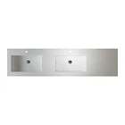 Furniture Customized Color Size Solid Color Basin Wall-mounted Double Sink Bathroom Furniture
