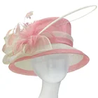 Fashion Church Hat Sinamay Hat For Church ABPF Fashion Ladies Kentucky Derby Sinamay Wedding Church Hat For Sale