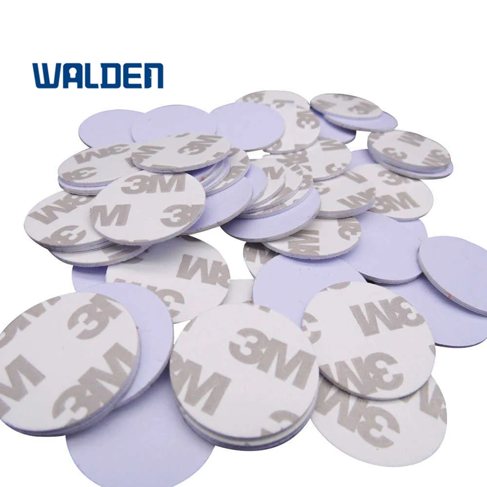 Factory Directly Small Size 125khz Tk4100 Pvc Coin Tag 30mm Rfid 