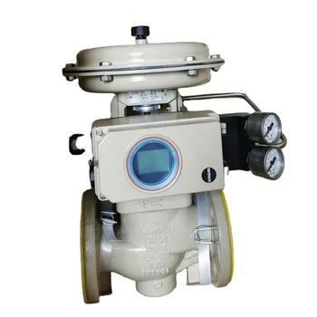 pressure control valves Samson 3241 ball valve with 3730 positioner and 3277 actuator 4708 regulator for whole valve control