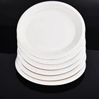 1 Time Disposable Quality Plate JDB DF-P112 Water Resistant Biodegradable Disposable Dagasse 1 Time Use Plate