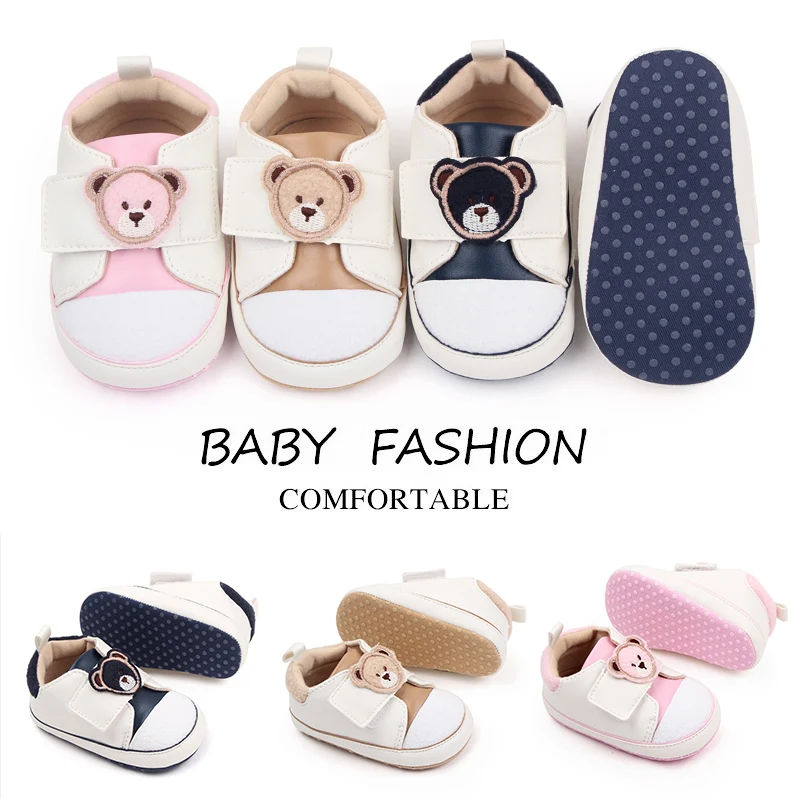 Spring&autumn Color Cartoon Animal Soft Bottom Infant Shoes for Baby Boys and Girls manufacture