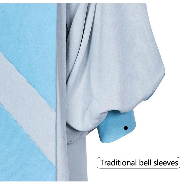 Custom Fluting Traditional Bell Sleeves Revelation Choir Robes Gown With Tunic-like Decoration details