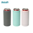 Cooler Stainless Can Cooler New Arrival 12oz Stainless Steel Double Wall Slim Skinny Beer Soda Can Cooler