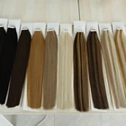 Wholesale Double Drawn Cuticle Aligned Virgin Natural Hair Tape In Hair Extensions 100% Human Hair