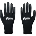 Gloves Construction Gloves High Quality Cheap Price Black Nylon PU Palm Durable Breathable Work Gloves For Construction