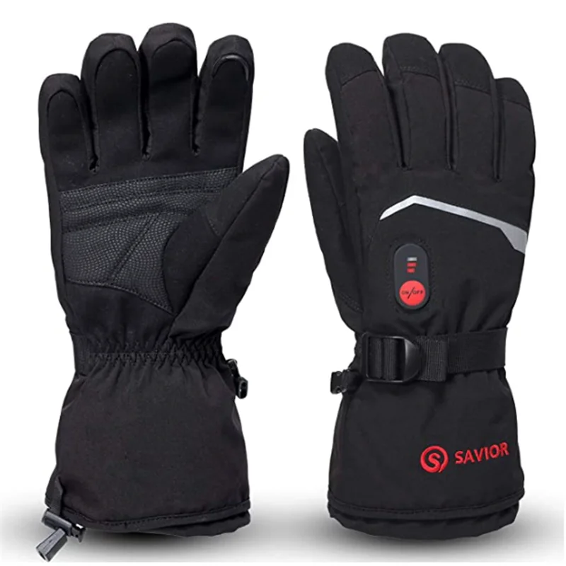 battery heated fingerless gloves